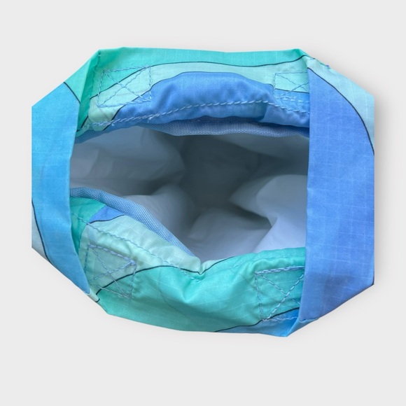 CALPAK Luka Mini Duffel Crossbody in Blue Swirl Print - Picture 6 of 6